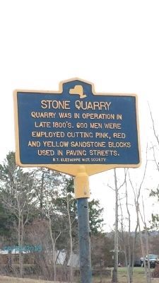 Stone Quarry Marker image. Click for full size.