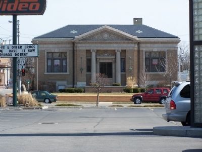 Old Logan County Library image. Click for full size.