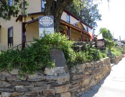 Julian Hotel Marker image. Click for full size.