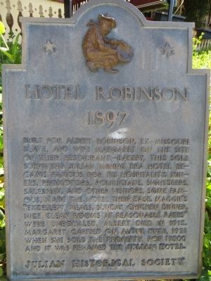 Hotel Robinson Marker image. Click for full size.