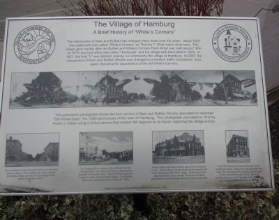 The Village of Hamburg Marker image. Click for full size.