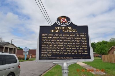 Sterling High School Marker (side 2) image. Click for full size.