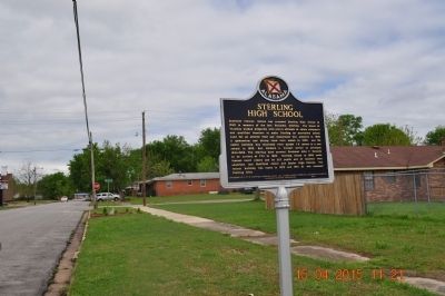 Sheffield Colored School/Sterling High School Marker image. Click for full size.