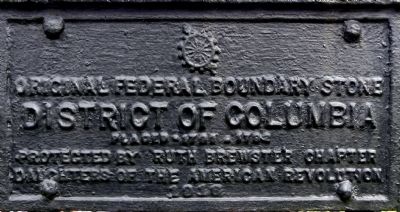 Original Federal Boundary Stone SE 3 Marker. Click for full size. Original Federal Boundary Stone SE 3 Marker image. Click for full size.