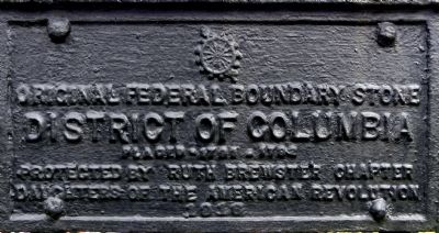 Original Federal Boundary Stone SE 3 Marker image. Click for full size.