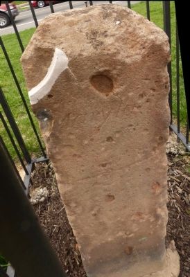 Original Federal Boundary Stone SE 3. Click for full size. Original Federal Boundary Stone SE 3 image. Click for full size.