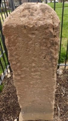 Original Federal Boundary Stone SE 3. Click for full size. Original Federal Boundary Stone SE 3 image. Click for full size.