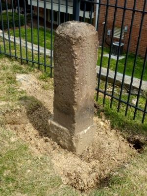 Original Federal Boundary Stone SE 3. Click for full size. Original Federal Boundary Stone SE 3 image. Click for full size.