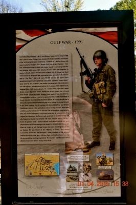Gulf War-1991/War on Terrorism Marker image. Click for full size.