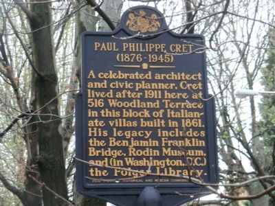 Paul Philippe Cret Marker image. Click for full size.