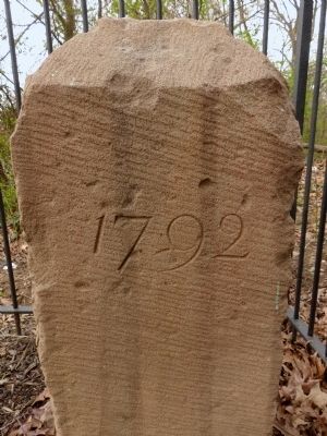 Original Federal Boundary Stone SE 1 image. Click for full size.