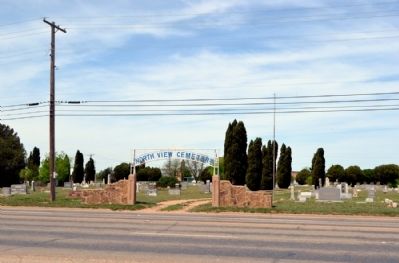 Entrance to North View Cemetery. Click for full size. Entrance to North View Cemetery image. Click for full size.