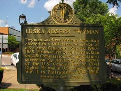 Luska Joseph Twyman Marker. Click for full size. Luska Joseph Twyman Marker image. Click for full size.