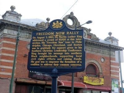 Freedom Now Rally Marker image. Click for full size.