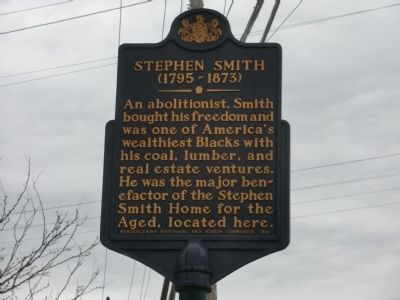 Stephen Smith Marker. Click for full size. Stephen Smith Marker image. Click for full size.