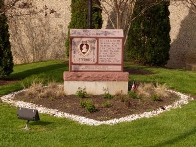 Purple Heart Memorial. Click for full size. Purple Heart Memorial image. Click for full size.