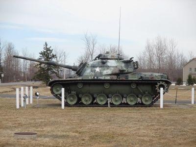 Tank is Left of the Memorial Stone image. Click for full size.