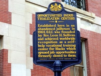 Opportunities Industrialization Centers Marker image. Click for full size.
