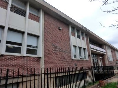 Inscription on the side of the building-Berean Institute William H. Gray, Jr. Hall image. Click for full size.