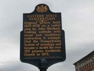 Eastern State Penitentiary Marker image. Click for full size.