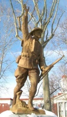 World War I Memorial Statue. Click for full size. World War I Memorial Statue image. Click for full size.