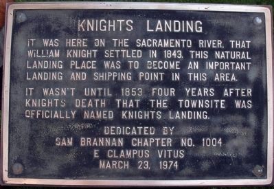 Knights Landing Marker. Click for full size. Knights Landing Marker image. Click for full size.