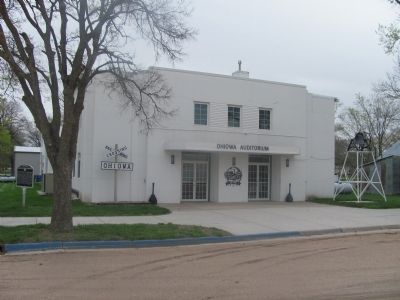 The Ohiowa Auditorium has served the community since 1940. image. Click for full size.
