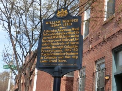 William Whipper Marker image. Click for full size.