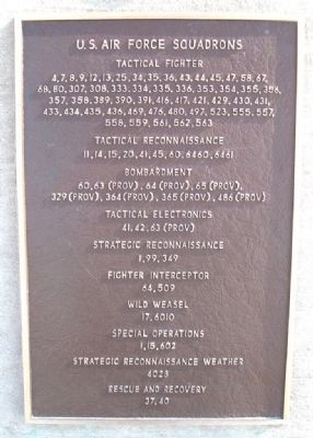 Red River Valley Fighter Pilots Association Vietnam Memorial USAF Marker image. Click for full size.