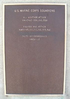 Red River Valley Fighter Pilots Association Vietnam Memorial USMC Marker image. Click for full size.