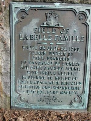 Field of LaBelle Famille Marker image. Click for full size.