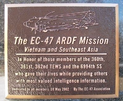 The EC-47 ARDF Mission Marker. Click for full size. The EC-47 ARDF Mission Marker image. Click for full size.
