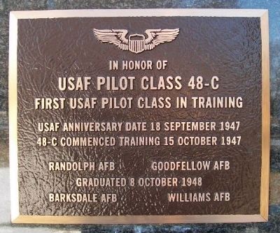 USAF Pilot Class 48-C Marker image. Click for full size.
