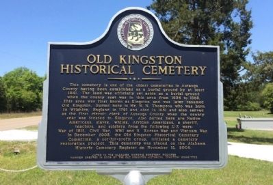 Old Kingston Historical Cemetery Marker image. Click for full size.
