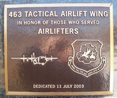 463 Tactical Airlift Wing Marker image. Click for full size.