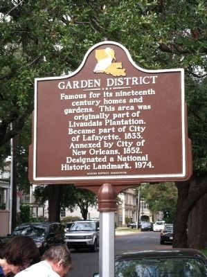 Garden District Marker image. Click for full size.