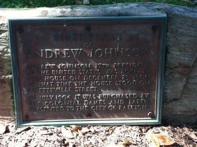Andrew Johnson Marker. Click for full size. Andrew Johnson Marker image. Click for full size.