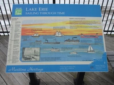 Lake Erie Marker. Click for full size. Lake Erie Marker image. Click for full size.