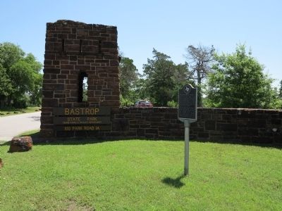Lost Pines of Texas Marker. Click for full size. Lost Pines of Texas Marker image. Click for full size.
