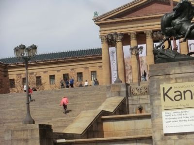 Close up of the Museum steps. Click for full size. Close up of the Museum steps image. Click for full size.