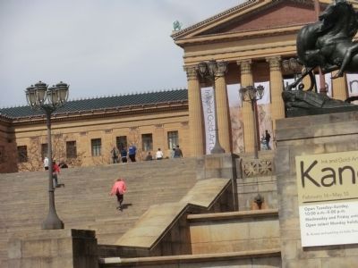 Close up of the Museum steps image. Click for full size.