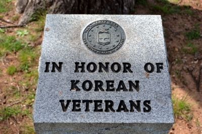 Winters Korean Veterans Memorial Marker. Click for full size. Winters Korean Veterans Memorial Marker image. Click for full size.