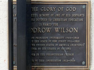 The Wilson Center Marker. Click for full size. The Wilson Center Marker image. Click for full size.