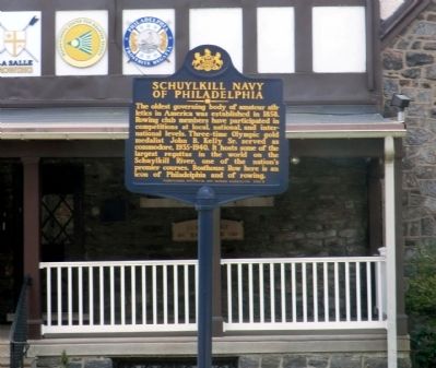 Schuylkill Navy of Philadelphia Marker. Click for full size. Schuylkill Navy of Philadelphia Marker image. Click for full size.
