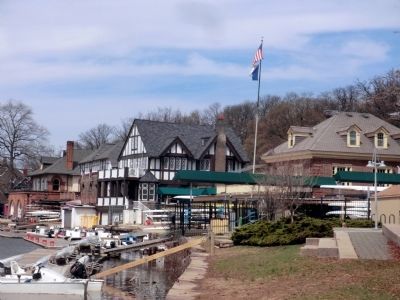 Boathouse Row-River side. Click for full size. Boathouse Row-River side image. Click for full size.