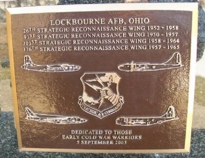 Lockbourne AFB, Ohio Marker image. Click for full size.