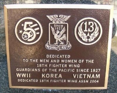 18th Fighter Wing Marker image. Click for full size.