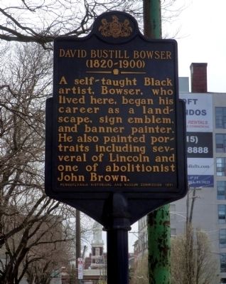 David Bustill Bowser Marker. Click for full size. David Bustill Bowser Marker image. Click for full size.