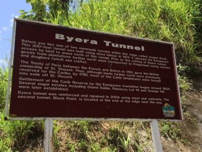 Byera Tunnel Marker. Click for full size. Byera Tunnel Marker image. Click for full size.