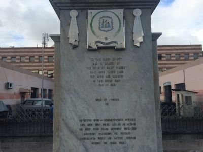 Saint Vincent World War I Monument Marker. Click for full size. Saint Vincent World War I Monument Marker image. Click for full size.